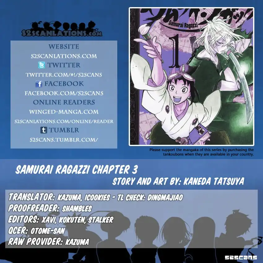 Samurai Ragazzi - Sengoku Shounen Seihou Kenbunroku Chapter 3 1